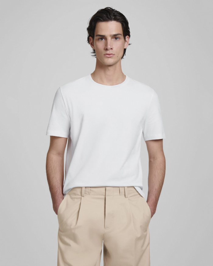 Camiseta Regular SUPIMA Marrom