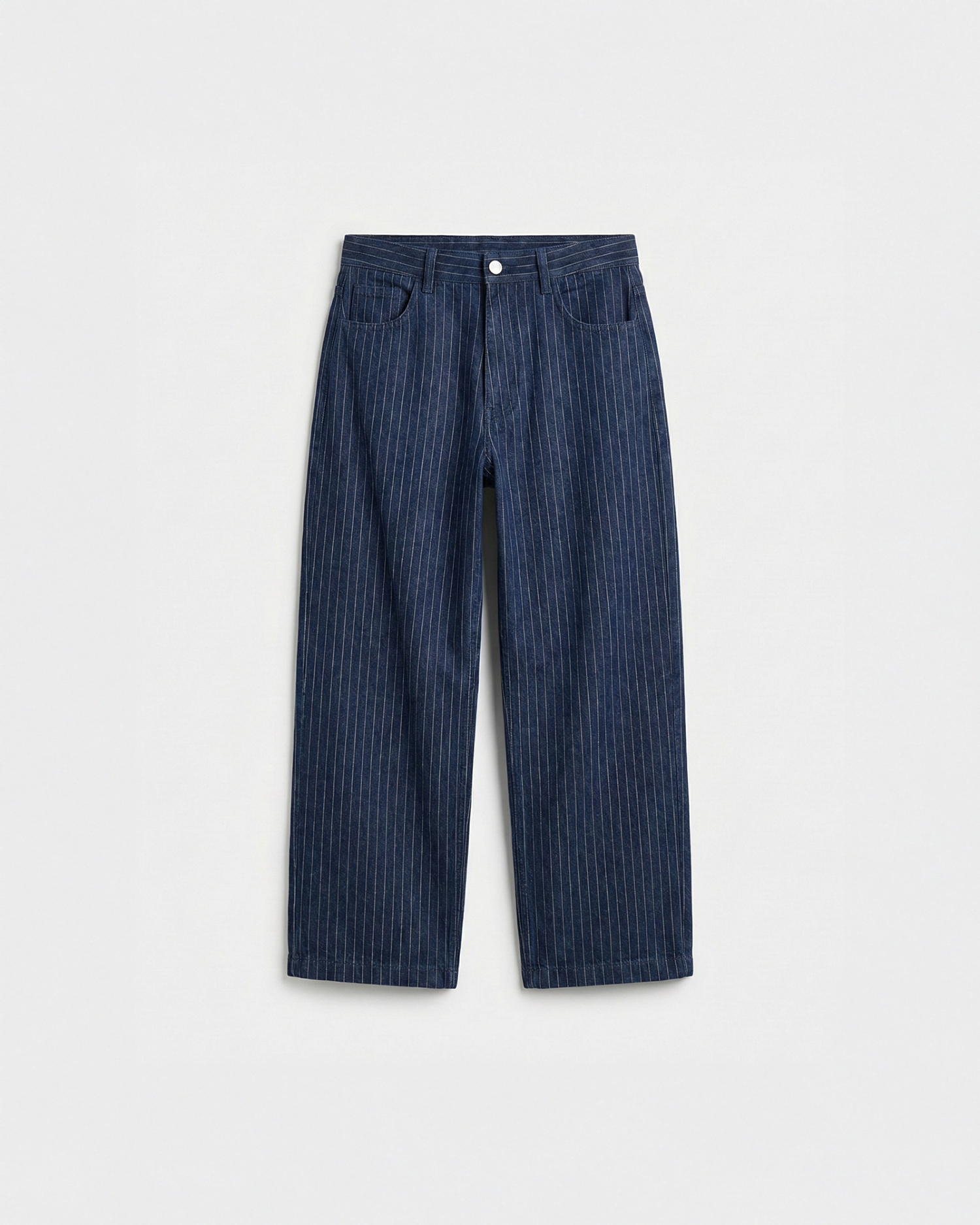 Calça Jeans Baggy Risca de Giz